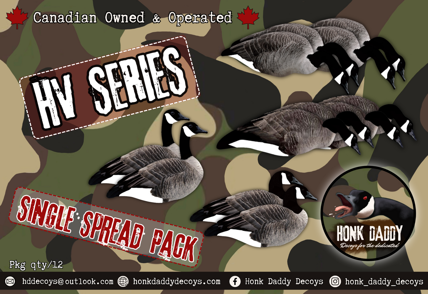 Single-Spread Pack (HV Series) | Goose Silhouettes